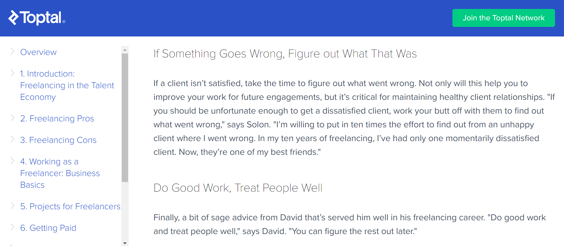 freelance-success-client management